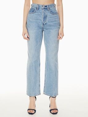 DENIM FORUM The Joni High Rise Loose Light Wash Jeans - 26L